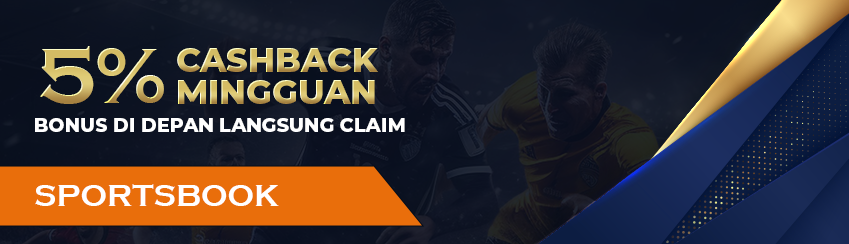 Cashback 5% Sportsbook